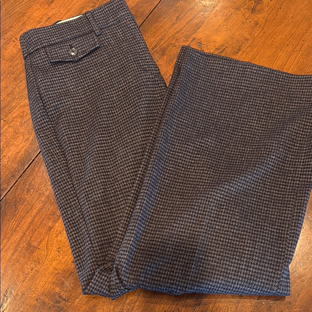 LOFT Blue Trousers Wide Leg